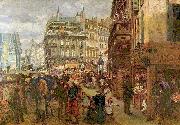 Adolph von Menzel, Weekday in Paris